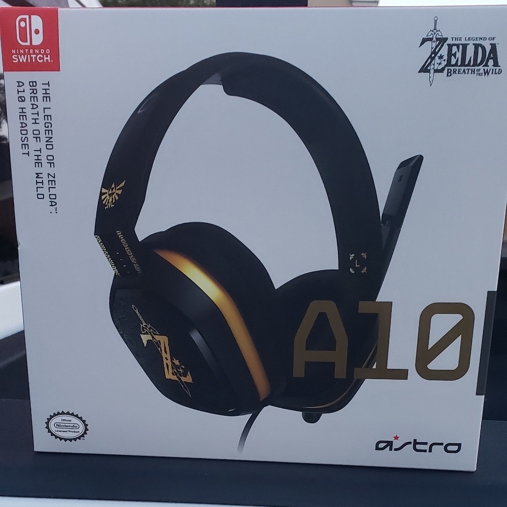 Limited edition zelda A10 switch headphones